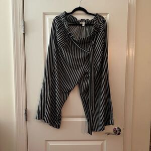 Popsugar Striped Culottes